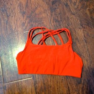 Red Athleta Sports Bra